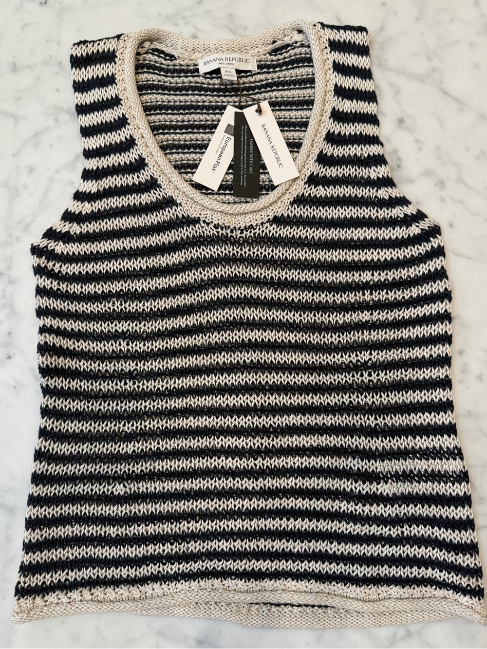 Banana Republic Heirloom Linen Sweater Tank - NWT